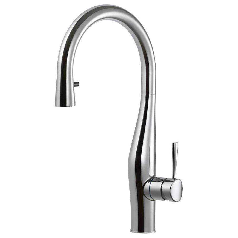 Hamat - Imagine Dual Function Hidden Pull Down Kitchen Faucet in Polished Chrome - Polished Chrome