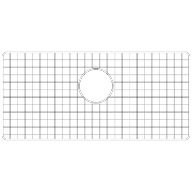 Hamat - 29-5/8'' x 14-13/16'' Wire Grate/Bottom Grid - Stainless Steel