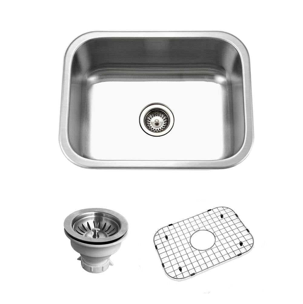 Hamat - Villa 24'' Topmount Single Bowl Kitchen Sink - Stainless Steel