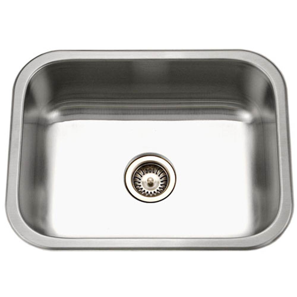 Hamat - Vitality 24'' Undermount Stainless Steel Single Bowl Kitchen Sink, Bulk Pack - Stainless Steel