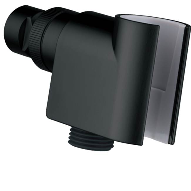 Hansgrohe - Showerarm Mount for Handshower in Matte Black - Matte Black