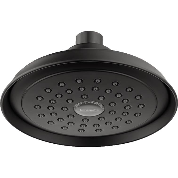 Hansgrohe - Joleena Showerhead 150 1-Jet, 2.5 GPM in Matte Black - Matte Black