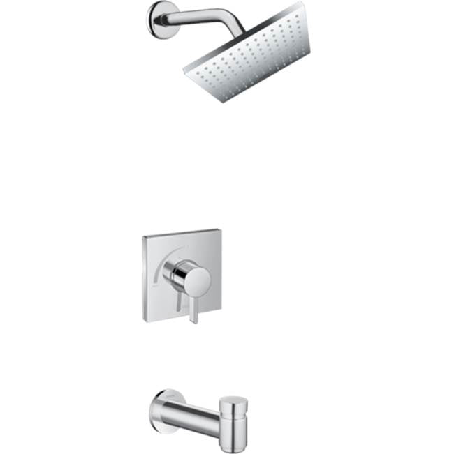 Hansgrohe - Vernis Shape Pressure Balance Tub/Shower Set, 1.75 GPM in Chrome - Chrome