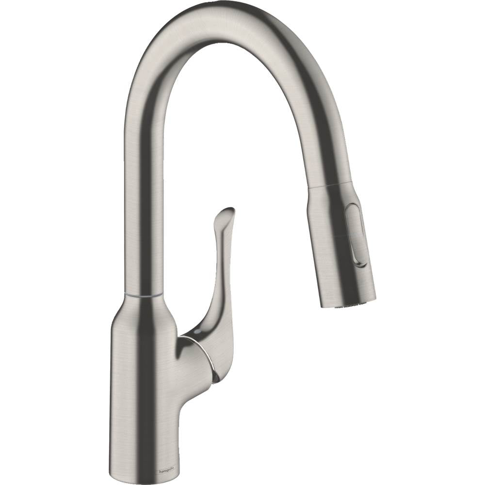 Hansgrohe - Allegro N Prep Kitchen Faucet, 2-Spray Pull-Down, 1.75 GPM in Steel Optic - Steel Optic
