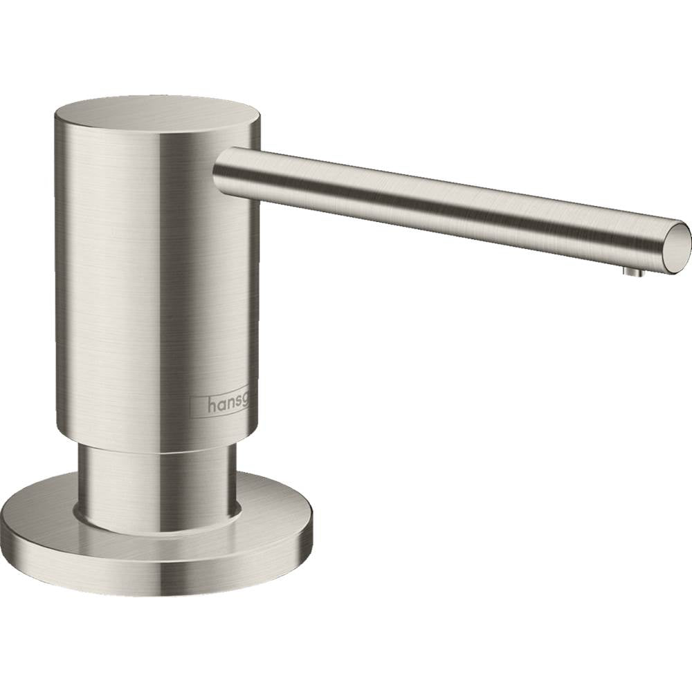 Hansgrohe - Modern Soap Dispenser in Steel Optic - Steel Optic