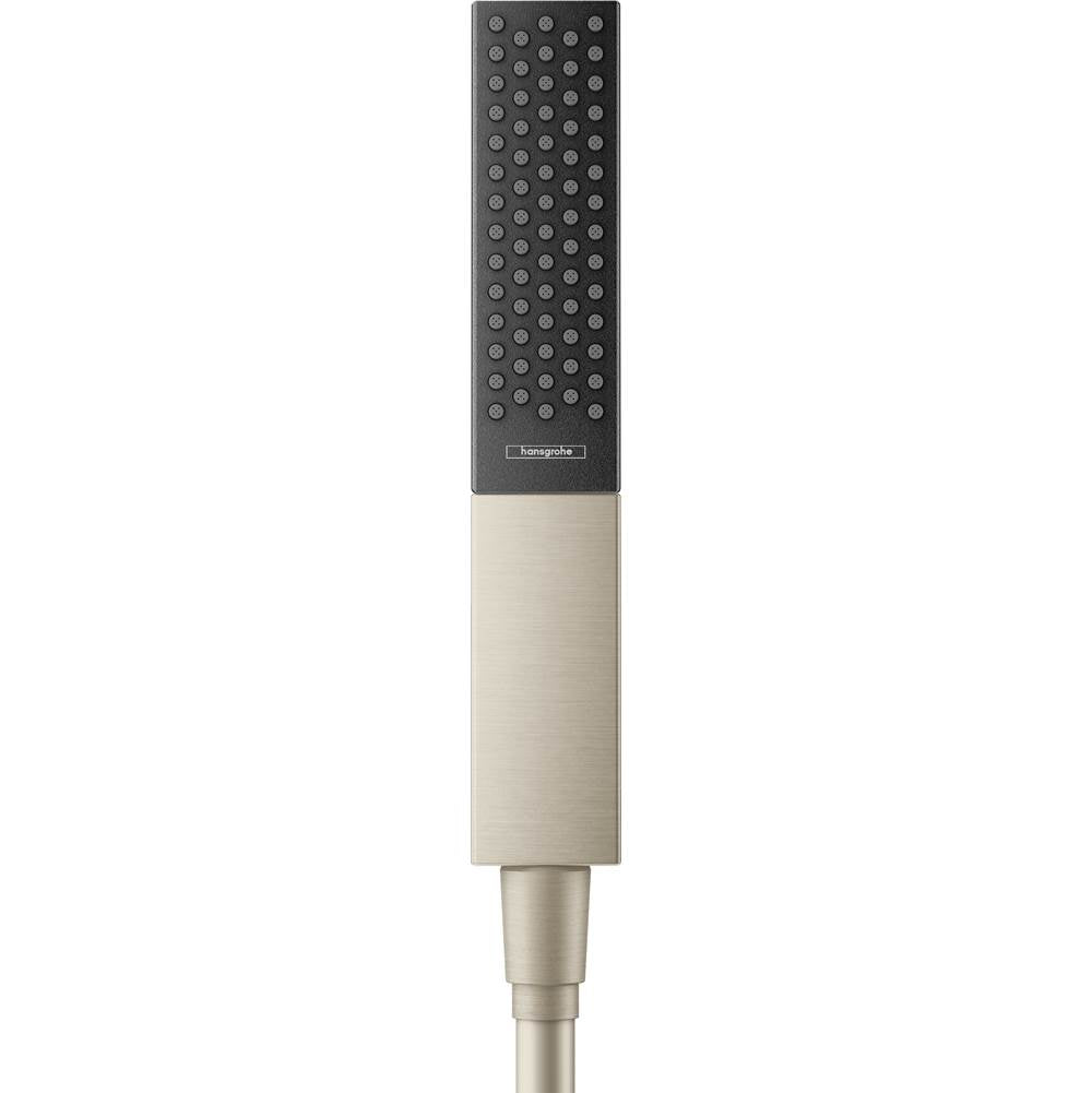 Hansgrohe - Rainfinity Baton Handshower 100 1-Jet, 1.75 GPM in Brushed Nickel - Brushed Nickel