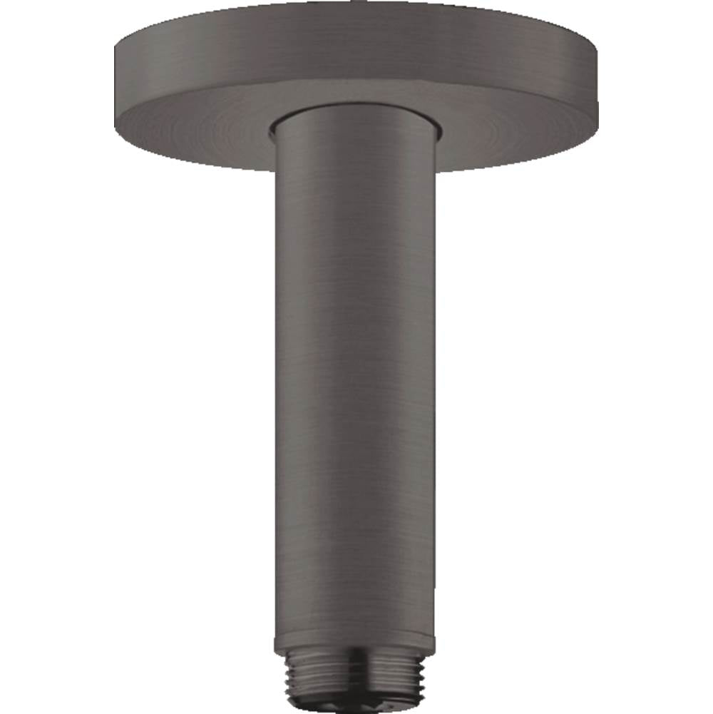 Hansgrohe - Raindance E Extension Pipe for Ceiling Mount in Brushed Black Chrome - Brushed Black Chrome
