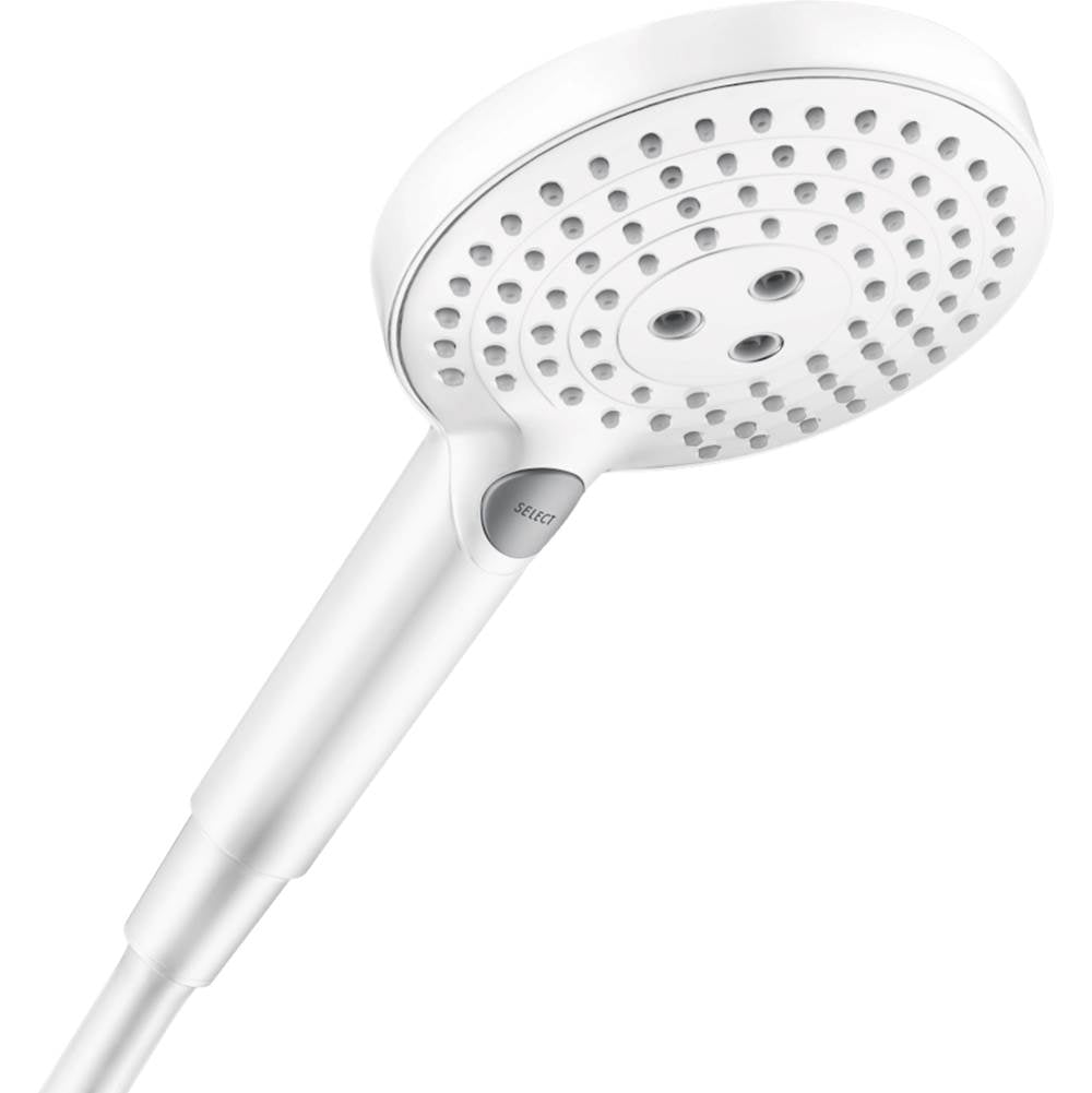 Hansgrohe - Raindance Select S Handshower 120 3-Jet PowderRain, 1.75 GPM in Matte White - Matte White