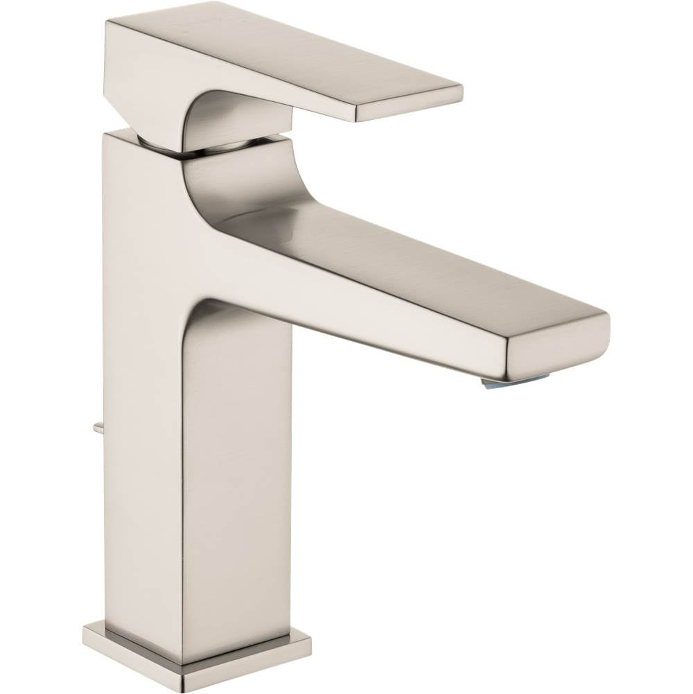 Hansgrohe - Metropol Single-Hole Faucet 110 with Lever Handle and Pop-Up Drain, 0.5 GPM in Brushed Nickel - Brushed Nickel