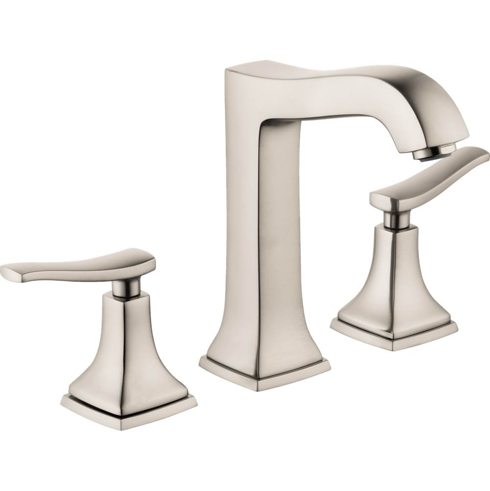 Hansgrohe - Metropol Classic Widespread Faucet 160 with Lever Handles and Pop-Up Drain, 1.2 GPM in Brushed Nickel - Brushed Nickel
