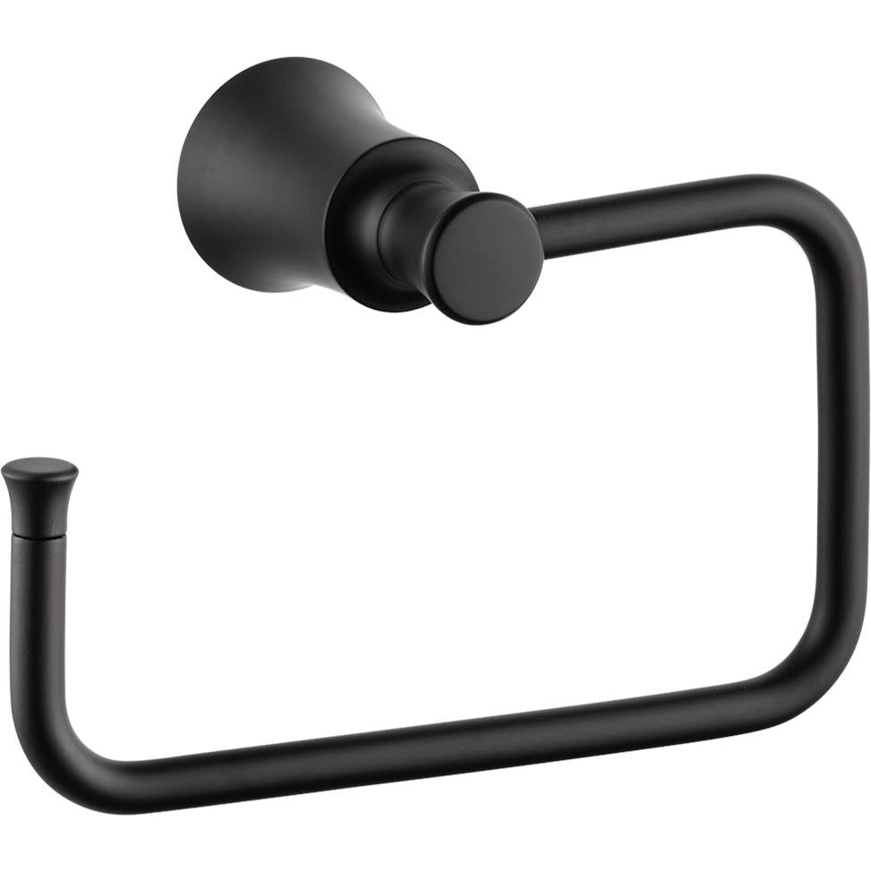 Hansgrohe - Joleena Towel Ring in Matte Black - Matte Black