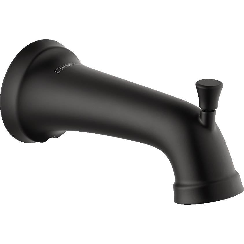 Hansgrohe - Joleena Tub Spout with Diverter in Matte Black - Matte Black