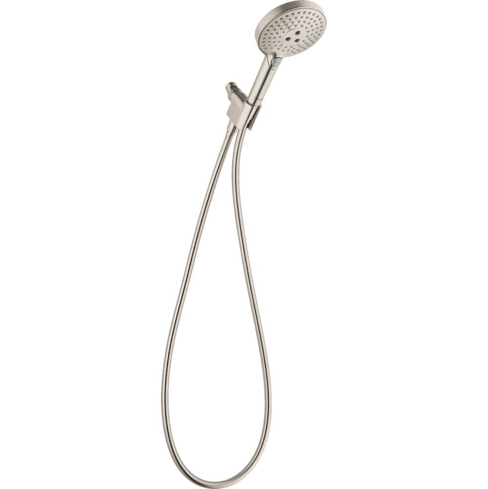 Hansgrohe - Raindance Select S Handshower Set 120 3-Jet PowderRain, 1.75 GPM in Brushed Nickel - Brushed Nickel