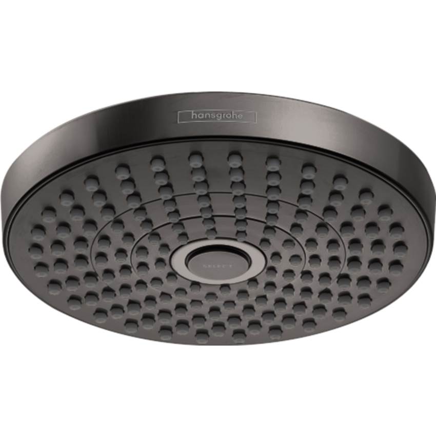 Hansgrohe - Croma Select S Showerhead 180 2-Jet, 1.8 GPM in Brushed Black Chrome - Brushed Black Chrome