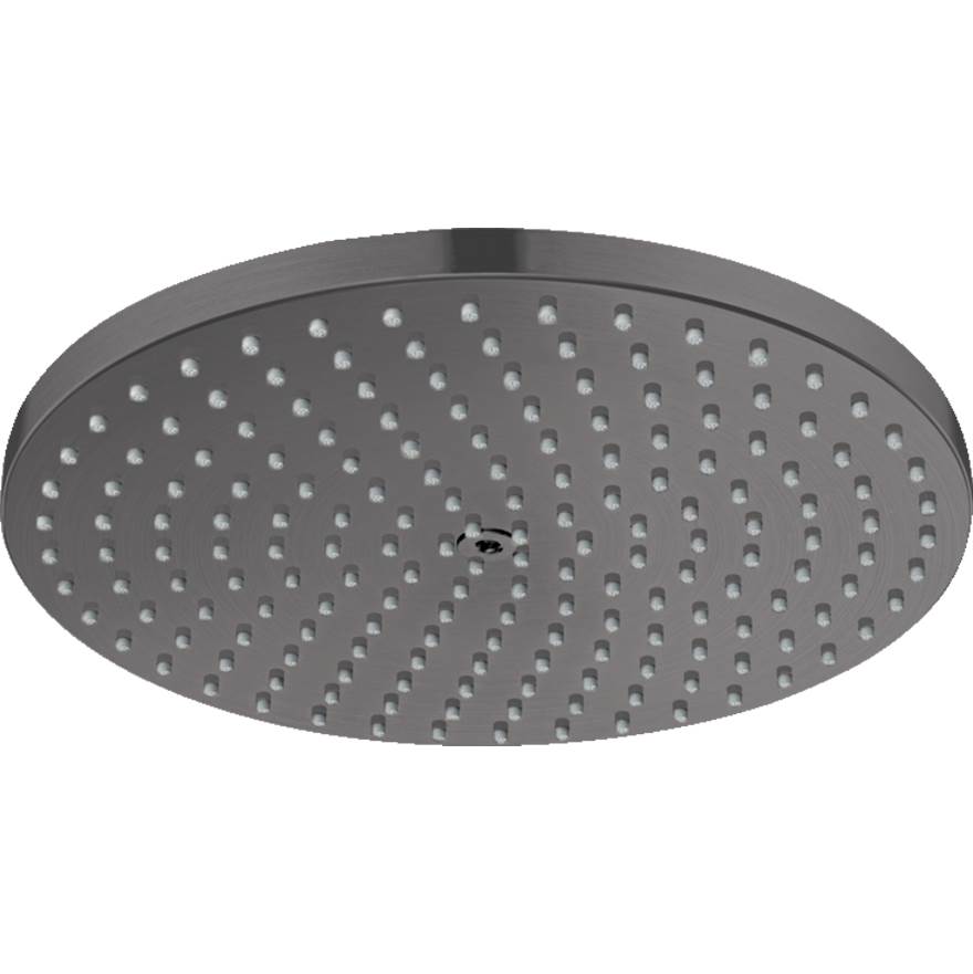 Hansgrohe - Raindance S Showerhead 240 1-Jet PowderRain, 2.5 GPM in Brushed Black Chrome - Brushed Black Chrome
