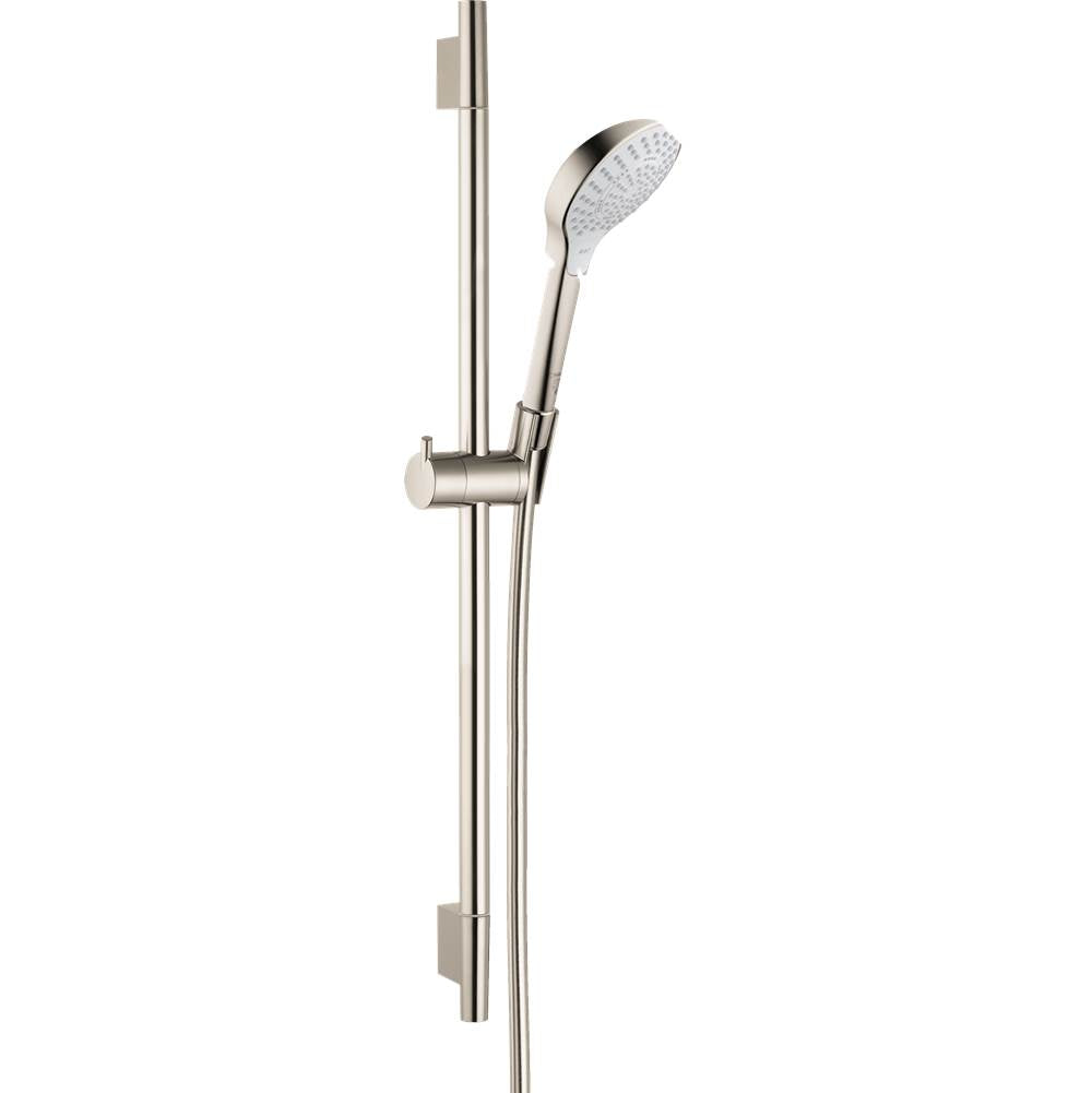 Hansgrohe - Croma Select S Wallbar Set 110 3-Jet 24'', 1.75 GPM in Brushed Nickel - Brushed Nickel