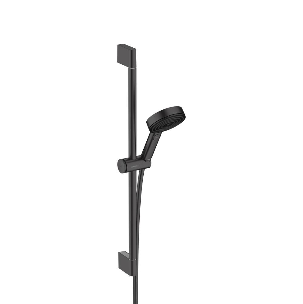 Hansgrohe - Pulsify S Wallbar Set 105 Select 3-Jet 24'', 2.5 GPM in Matte Black - Matte Black