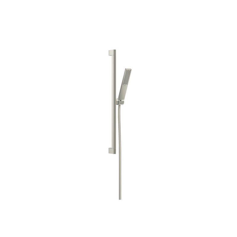 Hansgrohe - Pulsify E Wallbar Set 100 1-Jet 24'', 1.75 GPM in Brushed Nickel - Brushed Nickel