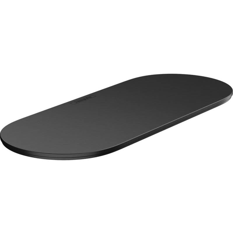 Hansgrohe - WallStoris Storage Basket with Cover in Matte Black - Matte Black