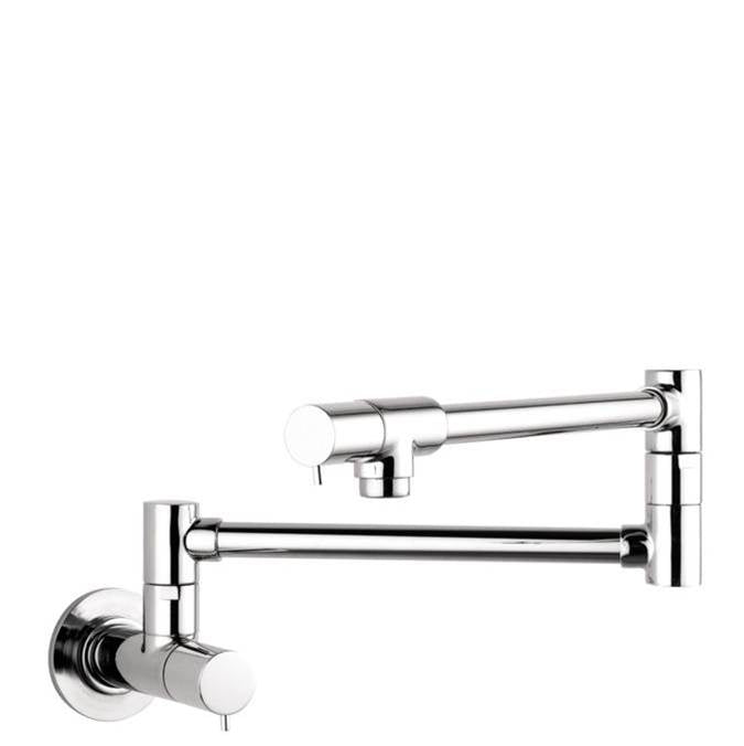 Hansgrohe - Modern Wall-Mounted Pot Filler in Chrome - Chrome