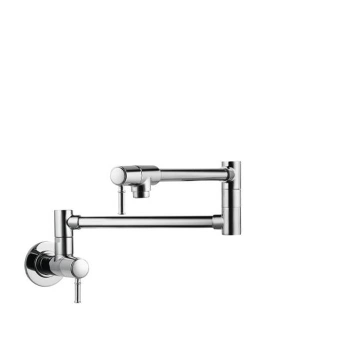 Hansgrohe - Transitional Wall-Mounted Pot Filler in Chrome - Chrome