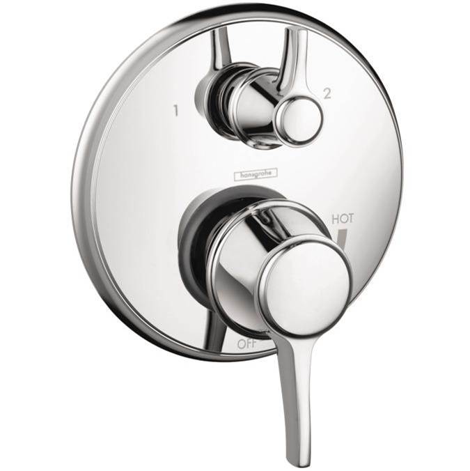 Hansgrohe - Ecostat Classic Pressure Balance Trim with Diverter, Round in Chrome - Chrome
