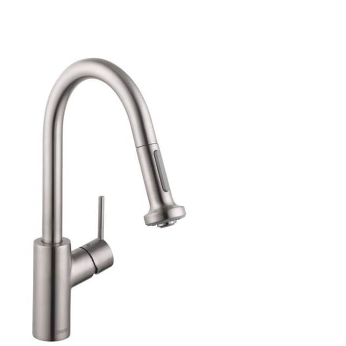 Hansgrohe - Talis S² Prep Kitchen Faucet, 2-Spray Pull-Down, 1.75 GPM in Steel Optic - Steel Optic