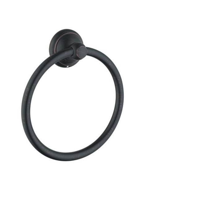 Hansgrohe - C Accessories Towel Ring in Rubbed Bronze - Rubbed Bronze