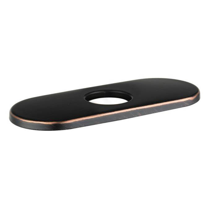 Hansgrohe - C Accessories Base Plate for Traditional Single-Hole Faucets, 6'' in Rubbed Bronze - Rubbed Bronze