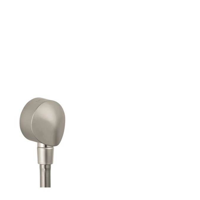 Hansgrohe - FixFit Wall Outlet with Check Valves in Brushed Nickel - Brushed Nickel