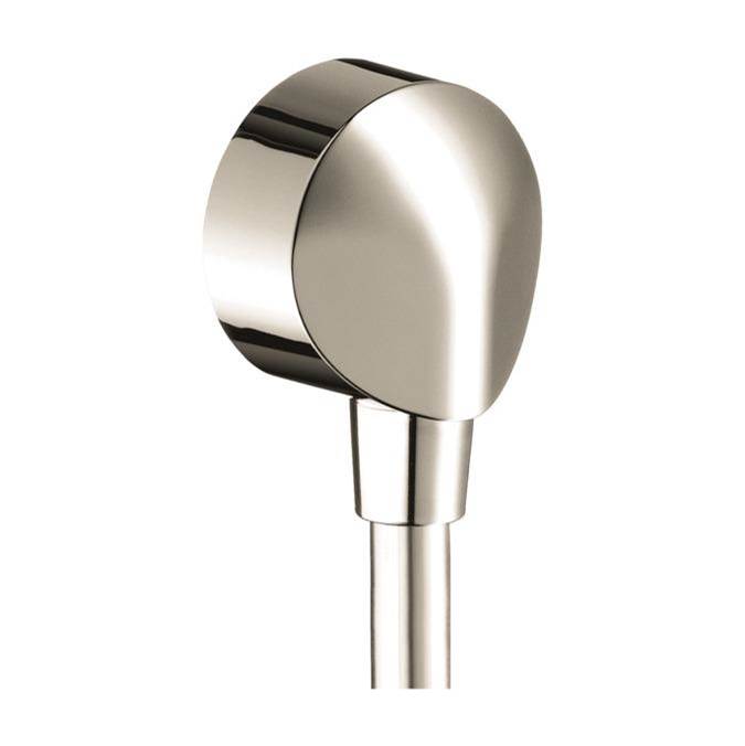 Hansgrohe - FixFit Wall Outlet with Check Valves in Polished Nickel - Polished Nickel