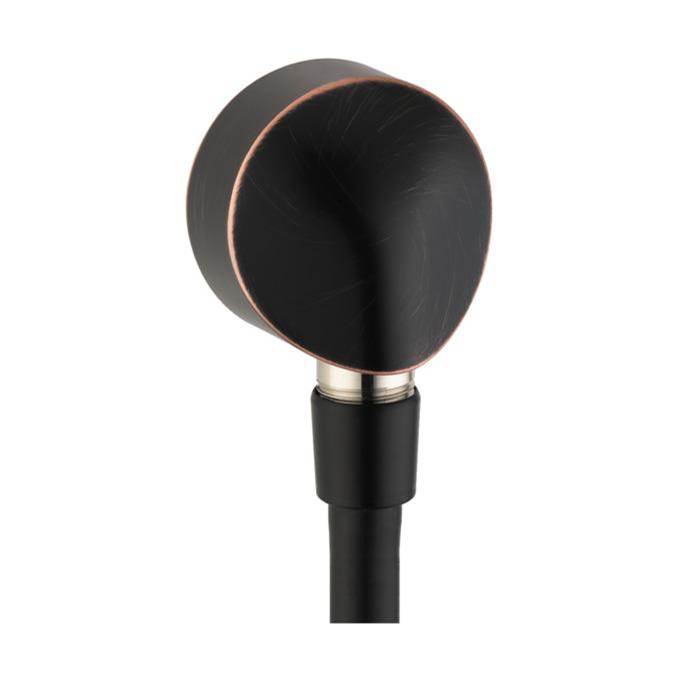 Hansgrohe - FixFit Wall Outlet with Check Valves in Rubbed Bronze - Rubbed Bronze