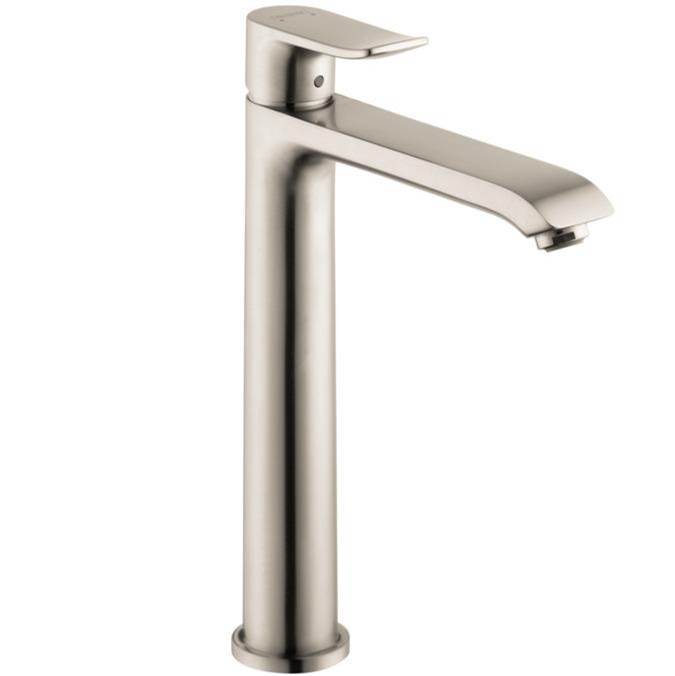 Hansgrohe - Metris Single-Hole Faucet 200 with Pop-Up Drain, 1.2 GPM in Brushed Nickel - Brushed Nickel