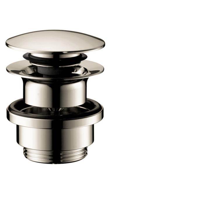 Hansgrohe - Push-Open Sink Drain in Polished Nickel - Polished Nickel