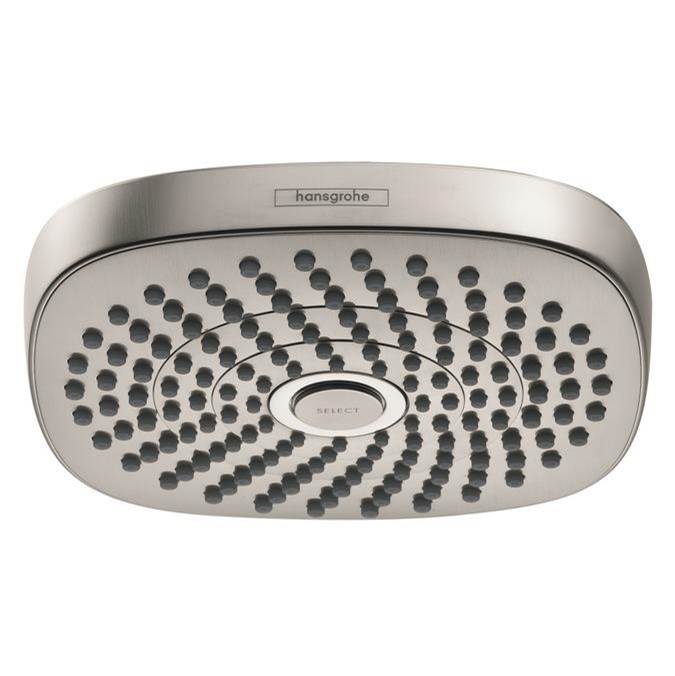 Hansgrohe - Croma Select E Showerhead 180 2-Jet, 1.8 GPM in Brushed Nickel - Brushed Nickel