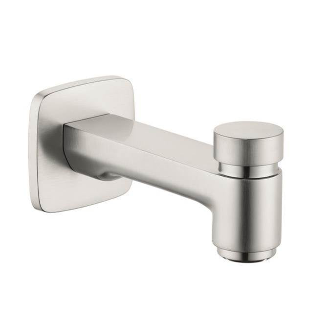 Hansgrohe - Logis Tub Spout with Diverter in Brushed Nickel - Brushed Nickel
