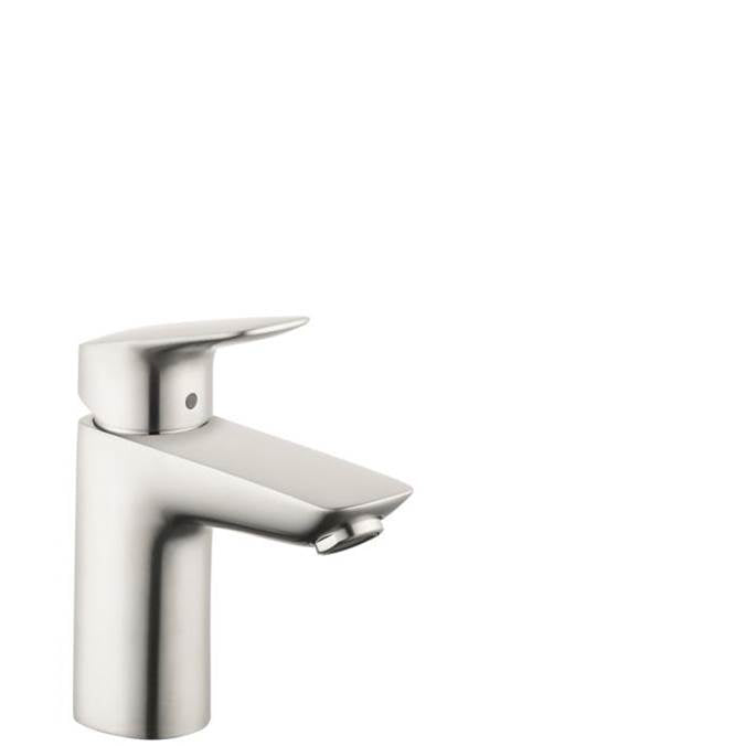 Hansgrohe - Logis Single-Hole Faucet 100 with Pop-Up Drain, 1.2 GPM in Brushed Nickel - Brushed Nickel