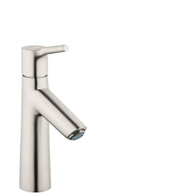 Hansgrohe - Talis S Single-Hole Faucet 100 with Pop-Up Drain, 1.2 GPM in Brushed Nickel - Brushed Nickel