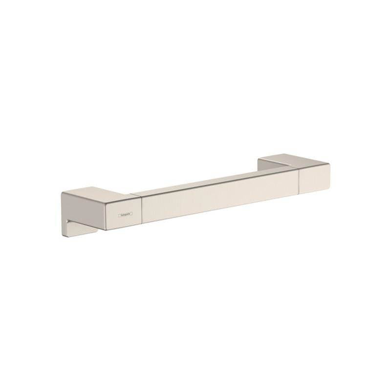 Hansgrohe - AddStoris Towel Bar, 12'' in Brushed Nickel - Brushed Nickel