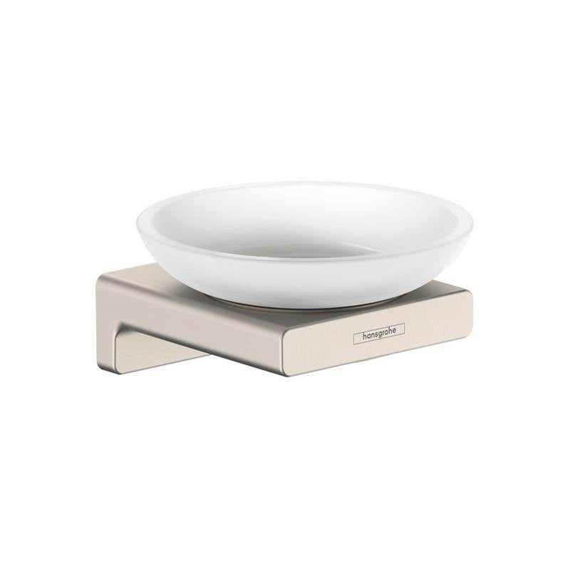 Hansgrohe - AddStoris Soap Dish in Brushed Nickel - Brushed Nickel