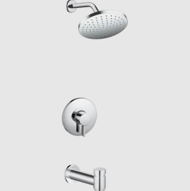 Hansgrohe - Vernis Blend Pressure Balance Tub/Shower Set, 1.75 GPM in Brushed Nickel - Brushed Nickel