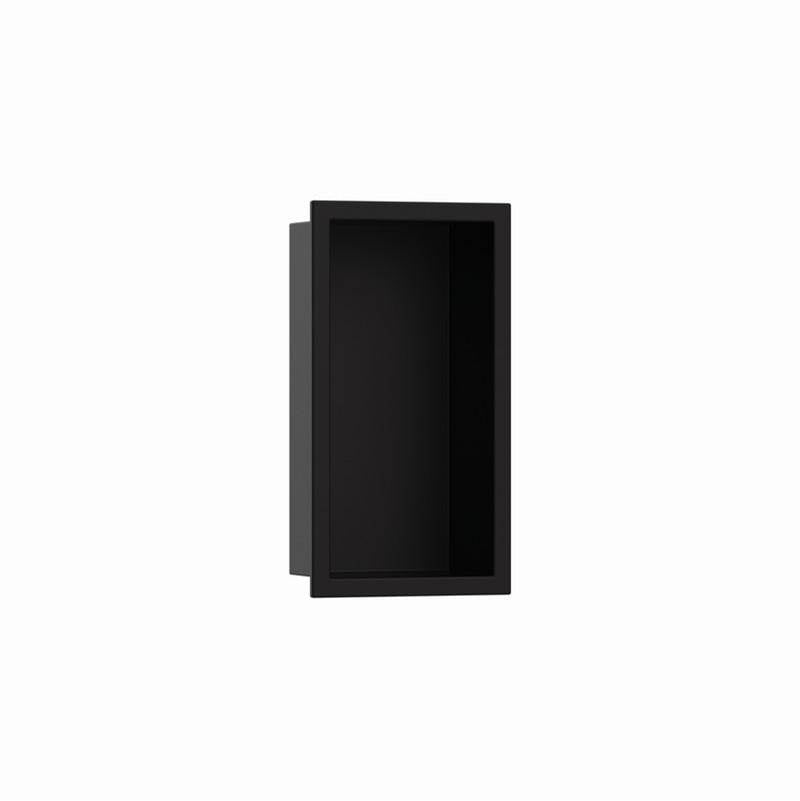Hansgrohe - XtraStoris Original Wall Niche with Integrated Frame 12''x 6''x 4'' in Matte Black - Matte Black