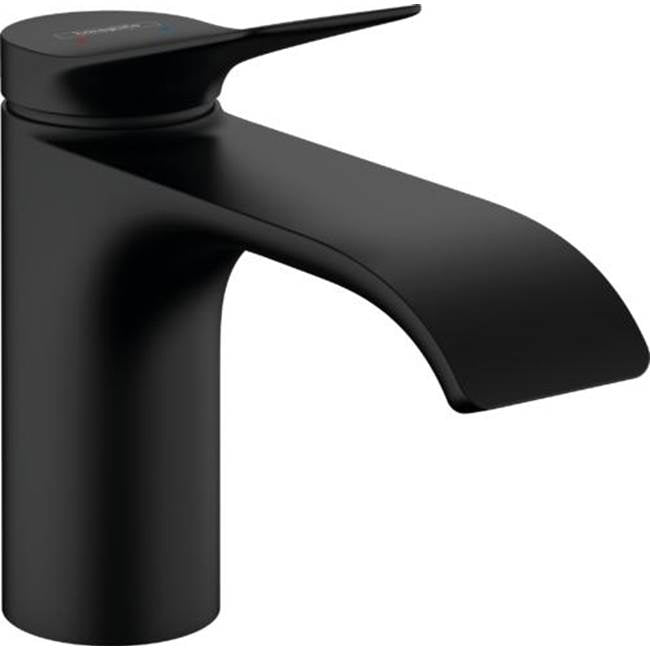 Hansgrohe - Vivenis Single-hole Faucet 80 with Pop--Up Drain, 1.2 GPM in Matte Black - Matte Black