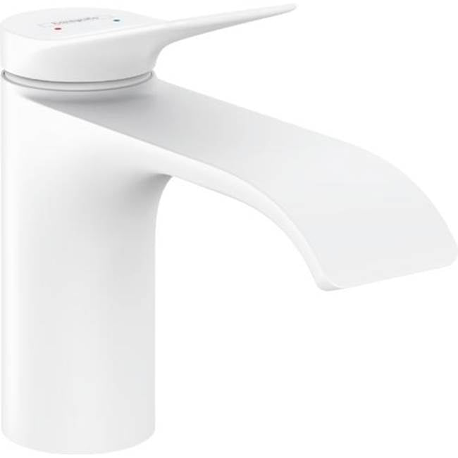 Hansgrohe - Vivenis Single-hole Faucet 80 with Pop--Up Drain, 1.2 GPM in Matte White - Matte White