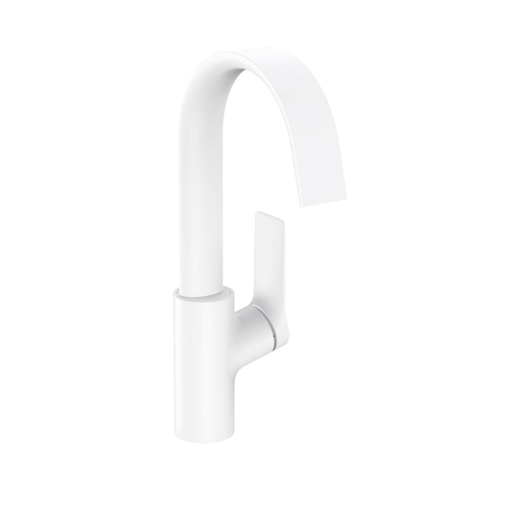 Hansgrohe - Vivenis Single-hole Faucet 210 with Swivel Spout and Pop-Up Drain, 1.2 GPM in Matte White - Matte White