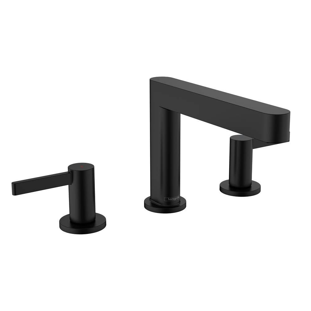 Hansgrohe - Finoris Wide-spread Faucet 110 with Pop-up Drain, 1.2 GPM in Matte Black - Matte Black
