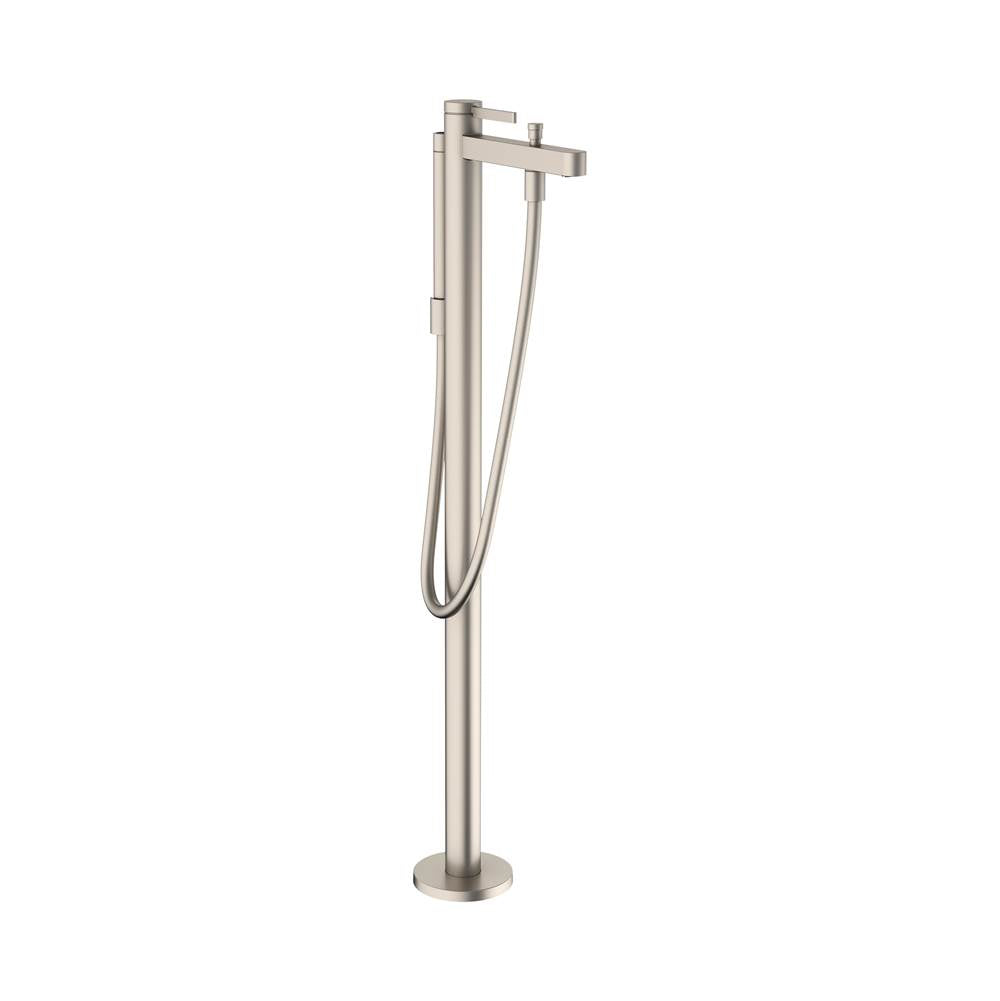 Hansgrohe - Finoris Freestanding Tub Filler Trim with 1.75 GPM Handshower in Brushed Nickel - Brushed Nickel