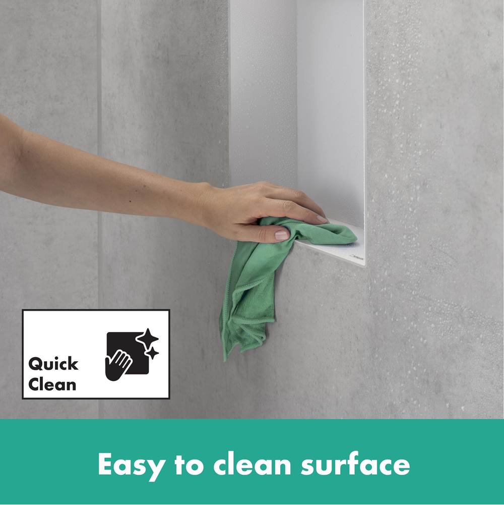 XtraStoris Minimalistic Wall Niche Frameless 12''x 12''x 4'' in Matte Black