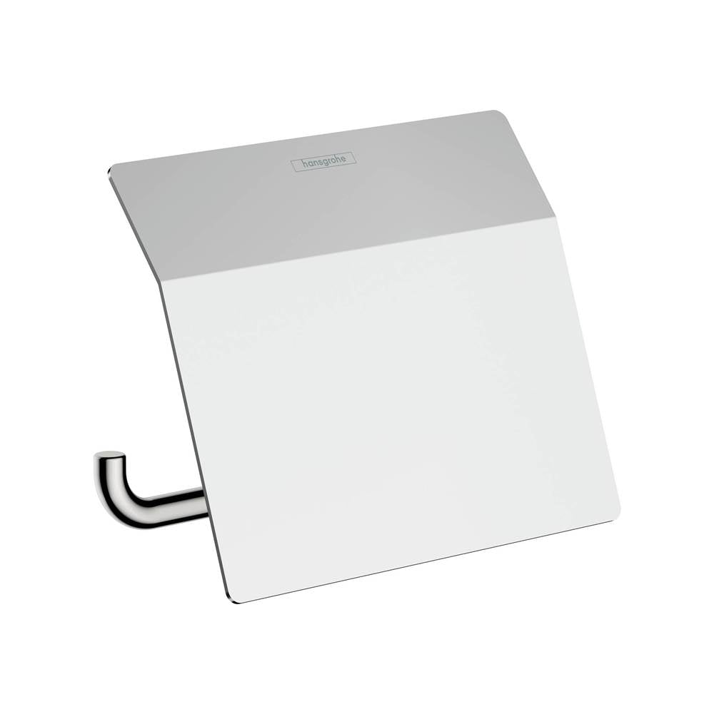 Hansgrohe - AddStoris Toilet Paper Holder with Cover in Chrome - Chrome