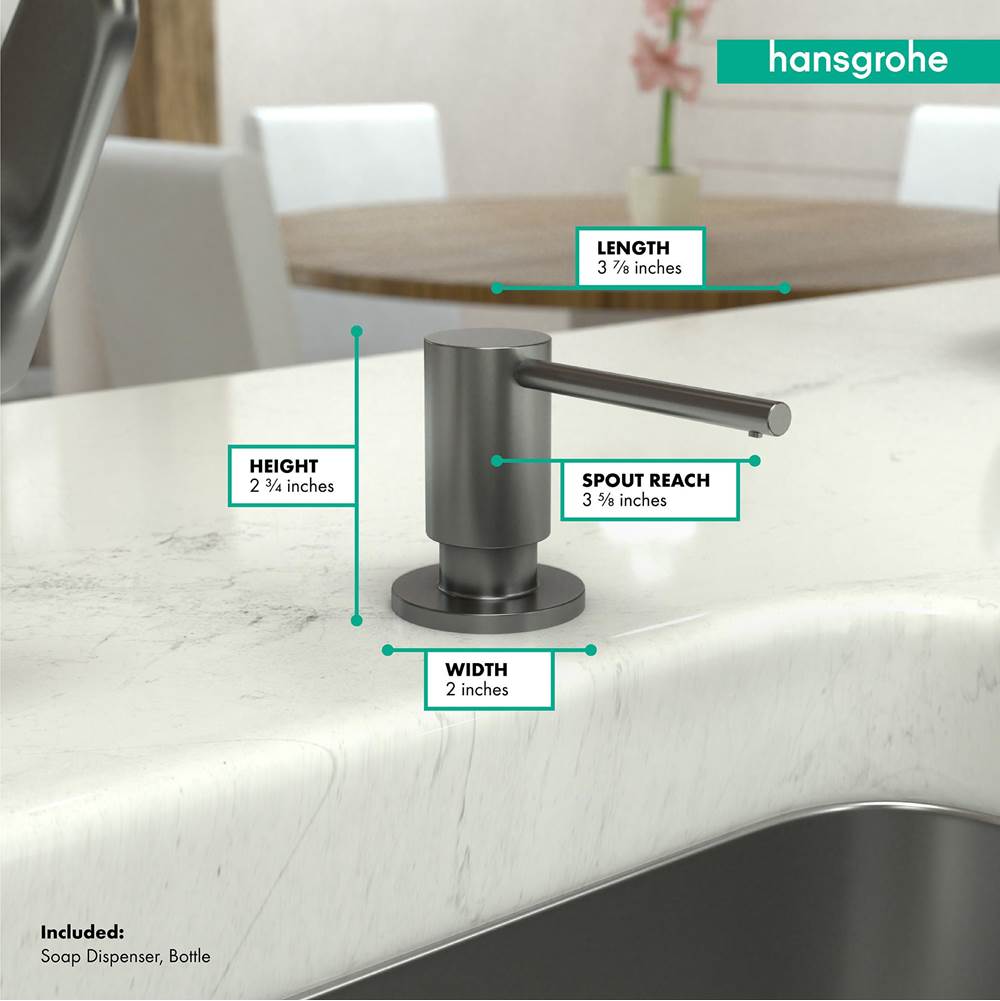Modern Soap Dispenser in Chrome